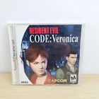 Resident Evil CODE: Veronica (Sega Dreamcast, 2000) Complete Tested Cracked Case