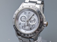 Zodiac Streamline Racer Chronograph ZO3900 Quartz Silver Dial Vintage 45mm