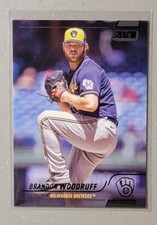 Brandon Woodruff 2022 Topps Stadium Club Black Foil Parallel #261 - Brewers