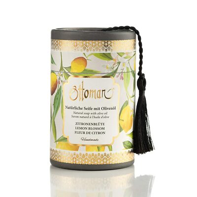 51,50 /kg-4 Pack Ottoman Natür. Seife m.Olivenöl in Zylinder-Zitronenblüte-2x75g
