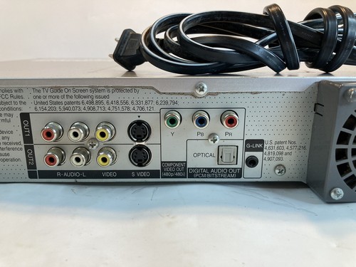 Reproductor/grabadora de disco duro y DVD Panasonic DMR-EH50 para repuestos o reparaciones - Imagen 10 de 11