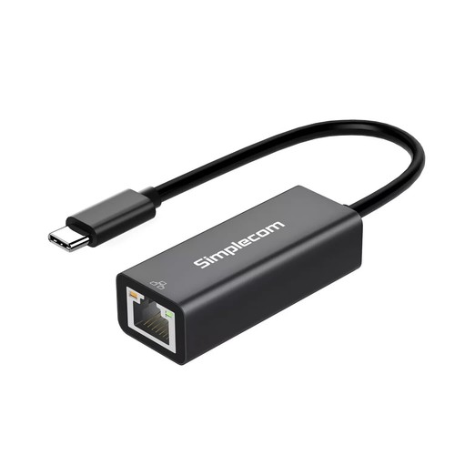 USED Simplecom USB Type-C Ethernet Adapter to RJ45 LAN Network Card PC Laptop - Picture 3 of 3