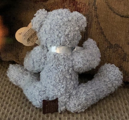 NUEVO Ty Attic Treasures Gorro Bebé Oso de Peluche Azul De Colección 1993 Articulado Nuevo con Etiquetas - Imagen 4 de 6