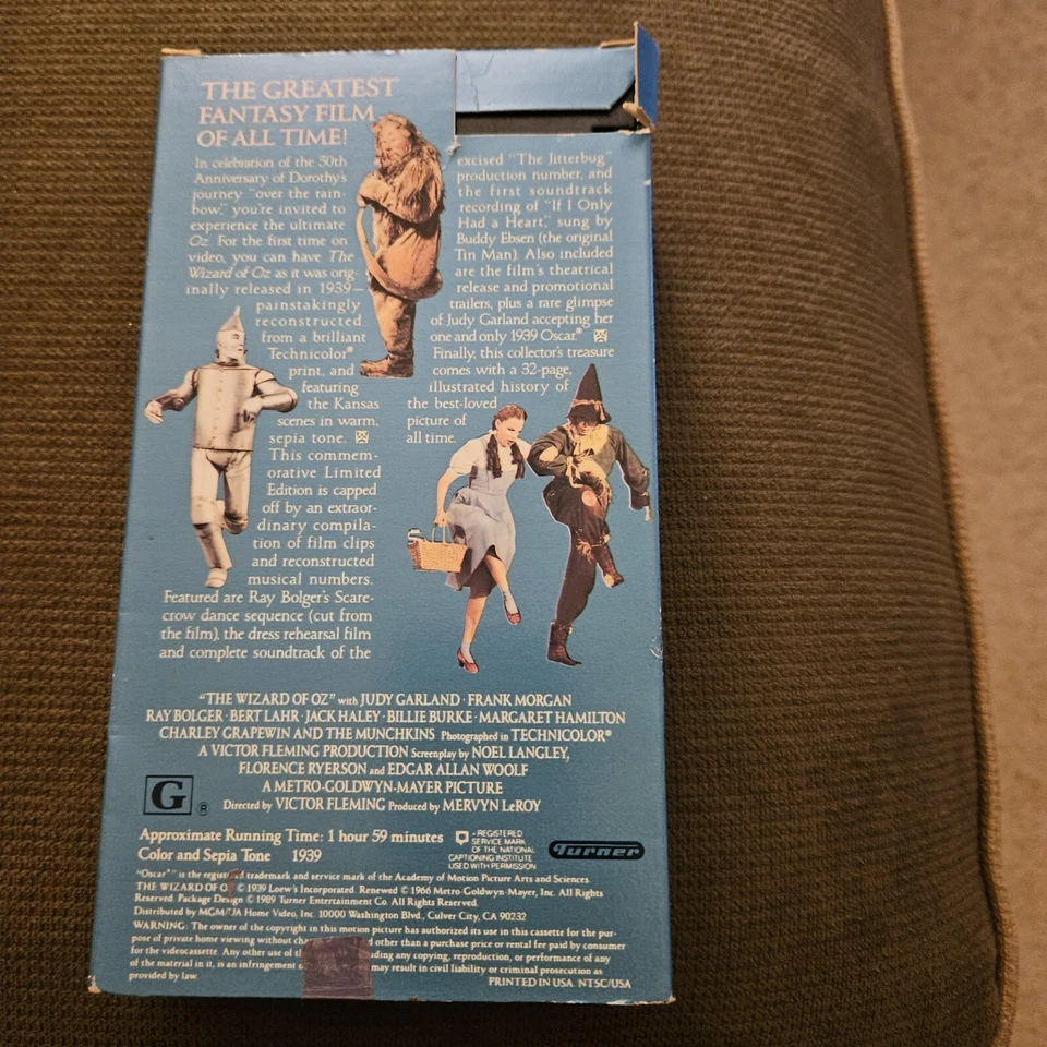 The Wizard of Oz (VHS, 2008, 50th Anniversary Edition) - Image 2 of 2