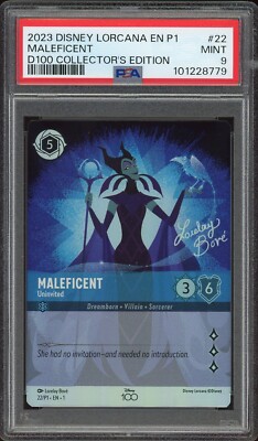 2023 Maleficent PSA 9 MINT 2023 D100 Collector's Edition #22