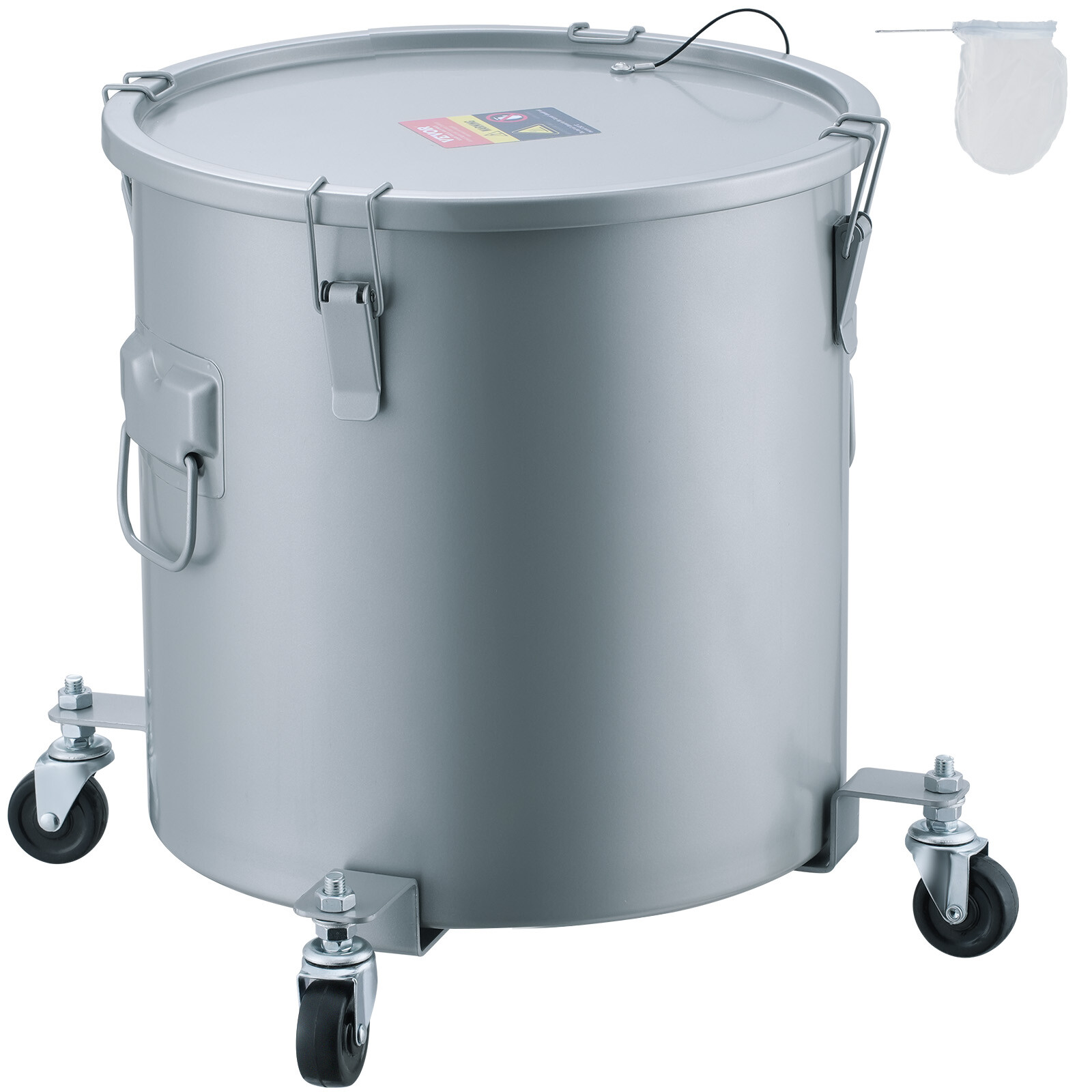Collecte huile et graisse usagées VEVOR 30 L bac récupération friture