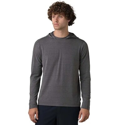 prAna Hoodie Watchtower Sweatshirt Polyester Lyocell Stretch UPF