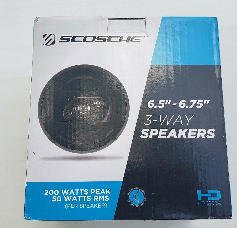 scosche hd 6.5 speakers