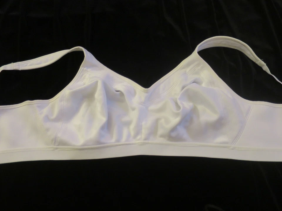 NEW Playtex 18 Hour Active Lifestyle Full Coverage Sports White Bra 42B - Image 4 of 4