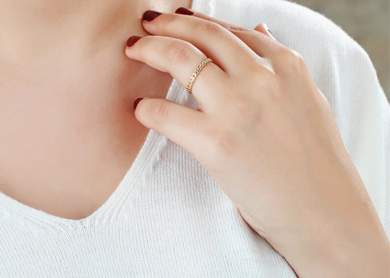 【TEMPLE OF THE SUN】Estella Ring/14k 純金 ソリッドゴールド TEMPLE OF THE SUN】Estella Ring/14k 純金 ソリッドゴールド