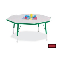Kydz Activity Table Octagon 48 In. X 48 In. 15 In. 24 In. Ht Gray Red on sale Kydz Activity Table Octagon 48 In. X 48 In. 15 In. 24 In. Ht Gray Red on sale