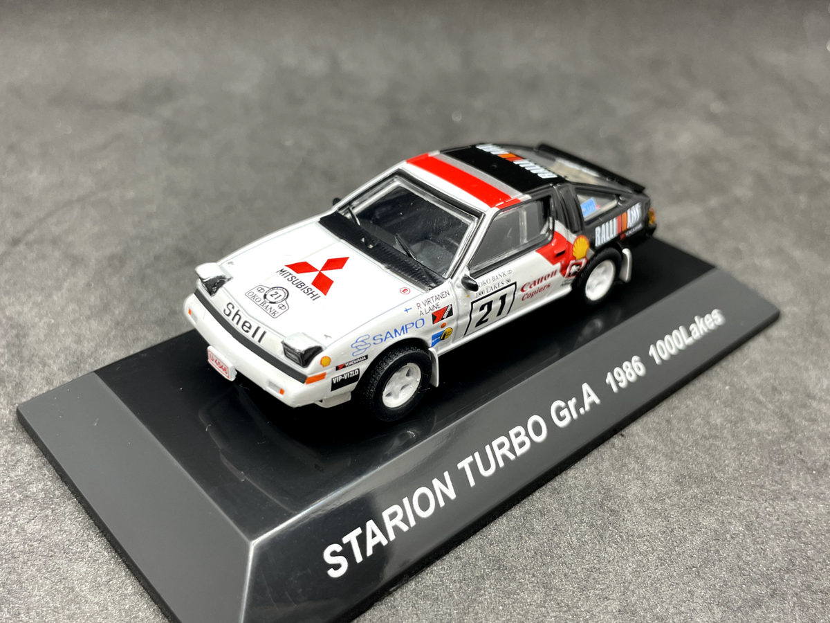 CM's 1/64 STARION TURBO Gr.A 1986 1000Lakes #21 diecast model car