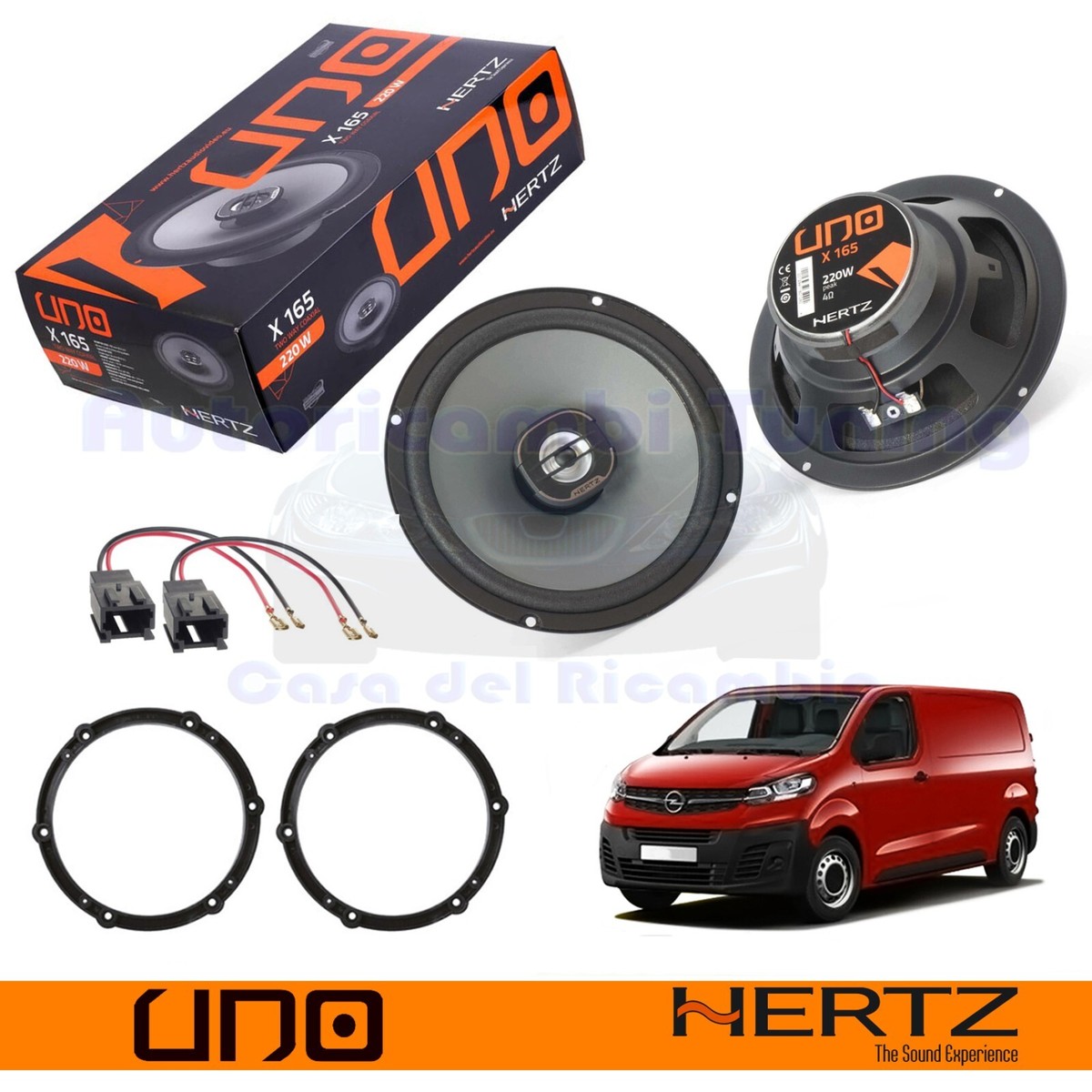 Altoparlanti Hertz LINEA UNO X165 | Coassiali 165mm 220W | Per VW Golf IV Anteriore/Posteriore - Foto 8
