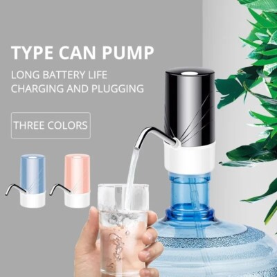USB Elektrischer Wassersp ender Schwarz Wasser flaschen pumpe Automatisch Büro