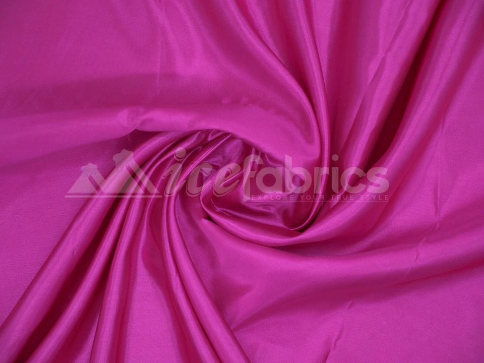 Tela satinada nupcial Magenta Charmeuse sedosa por yarda - satén grueso suave - Foto 2 de 3