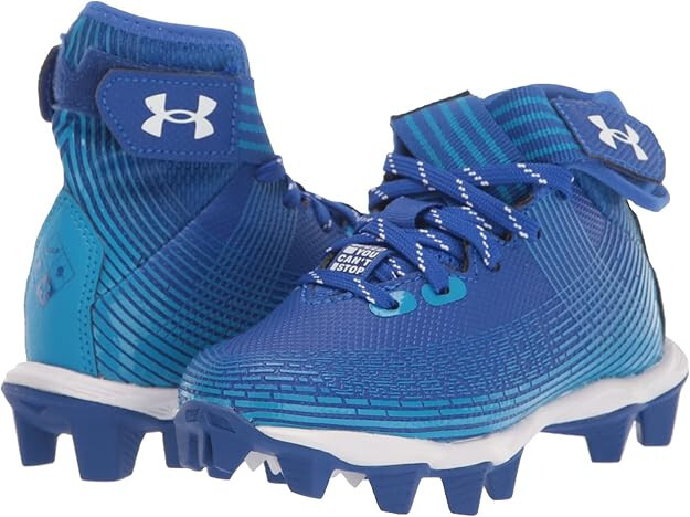 Футбольная обувь Under Armour Kids Highlight Franchise Jr синяя Sz-10k 8990₽