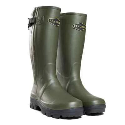 Fencham Verone 5mm Neoprene Waterproof Wellies – Zipped Hunting Country Boots