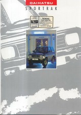 Daihatsu Sportrak 4x4 1989-90 Original UK Sales Brochure
