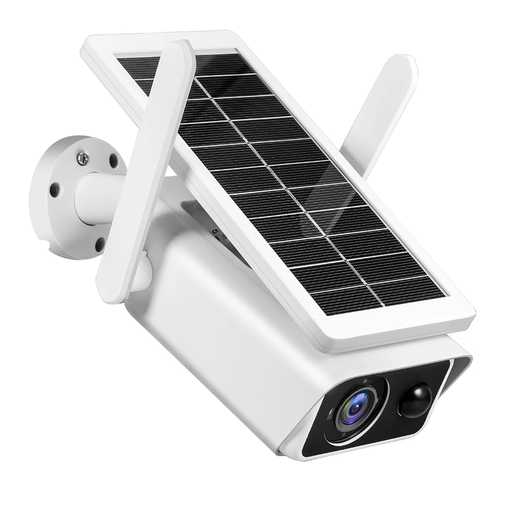 1080P Solar-Powered Outdoor Security Camera with PIR Motion Detection and Wireless WiFi