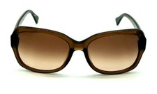 Diane von Furstenberg Ladies Designer Red  Brown / Brown Gradient Sunglasses