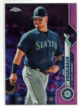 2020 Topps Chrome Pink Refractor #30 Dan Vogelbach Seattle Mariners