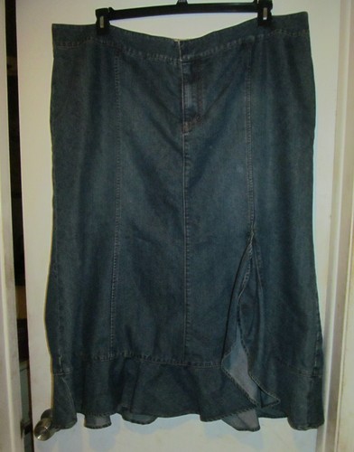 Jupe En Denim Lane Bryant – Taille 28W (Plus Size) – Classique, Nouvelle Sans Étiquettes