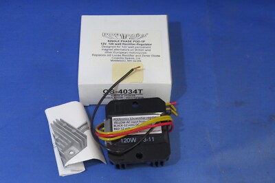 BSA TRIUMPH NORTON PODTRONICS EINPHASIG 12V 120W REGLER GLEICHRICHTER 4034 NEU
