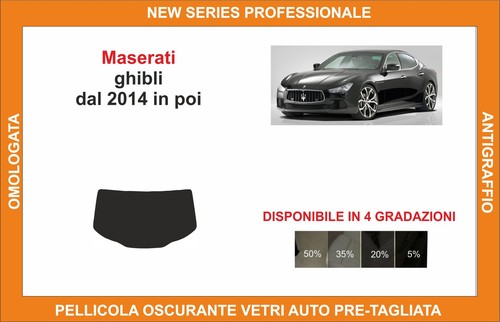 Pellicola Oscurante Vetri Auto Pre-Tagliata Peugeot 107 3P 2005-... da 5% a 50