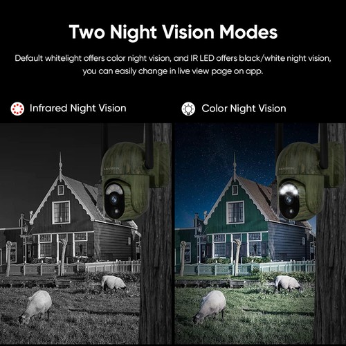 4G LTE Cellular Solar Security Camera PTZ Wild Trail Hunting Forest Animal Farm - Picture 4 of 15