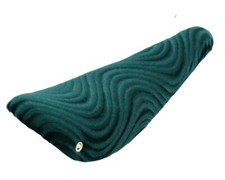 14" LONG GENUINE VINTAGE LOWRIDER VELOUR BANANA SADDLE IN GREEN FOR 16" BICYCLE