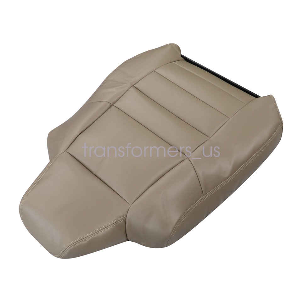2002-2004 Ford Excursion Limited Driver Passenger Bottom Leather Seat Cover Tan