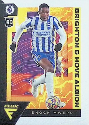 2021-22 Panini Chronicles Premier League Brihton Hove Albion Enock Mwepu RC