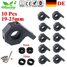 10Pcs 1.5" 1" Bull Bar Bumper Tube Clamp LED Work Light Bar Mounting Bracket 4WD