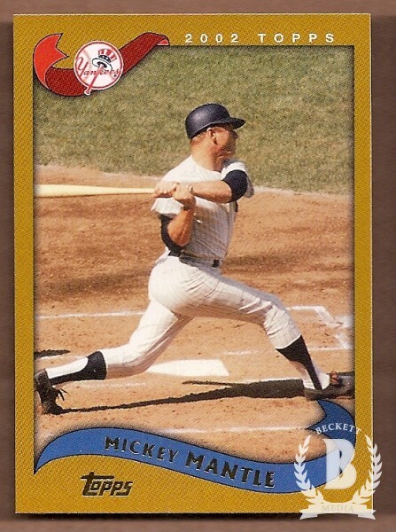 MICKEY MANTLE ~ 2006 Topps Baseball Wal-Mart Insert #WM5 (2002