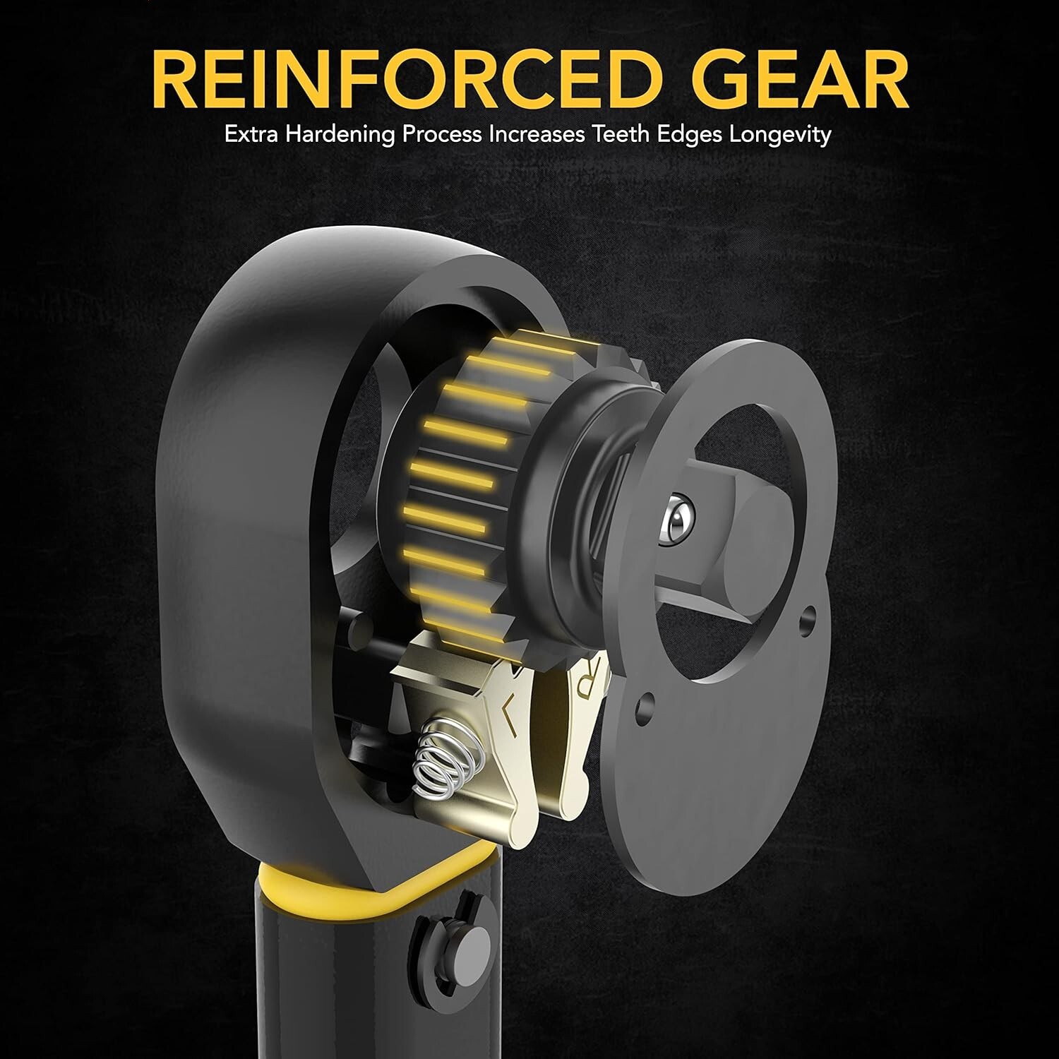 Lexivon 3/8-Inch Drive Click Torque Wrench 10-80 Ft-Lb/13.6-108.5 Nm (LX-182)