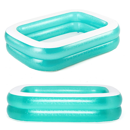 Bestway Inflatable Rectangular Family Garden Paddling Swimming Pool 79"x59"x20"