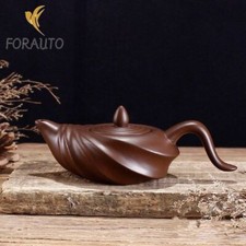 Brown Chinese Teasets Kung Fu Teapot Modern Purple Clay Art Tea Pot Handmade