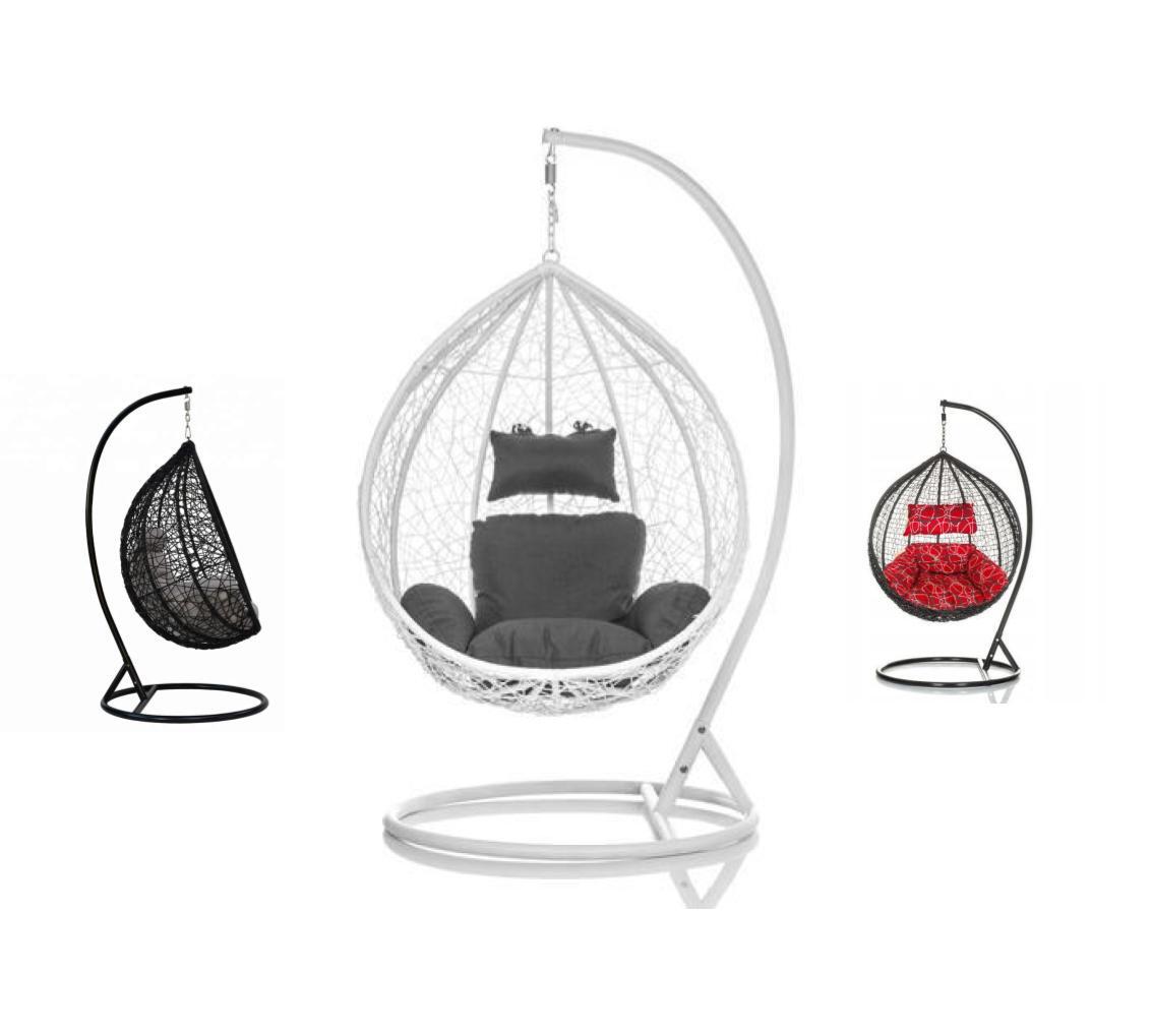 BRAND NEW OUTDOOR DECOR HANGING SWINGING EGG/POD CHAIR FOR GARDEN HOME