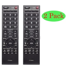 2 Pack Remote Control CT-90325 For Toshiba TV 50L2200U 37E20 22AV600 32C120U