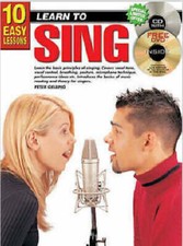 10 Easy Lessons - Learn to Sing - Singing Voice Vocal Tutor Book CD DVD - N8