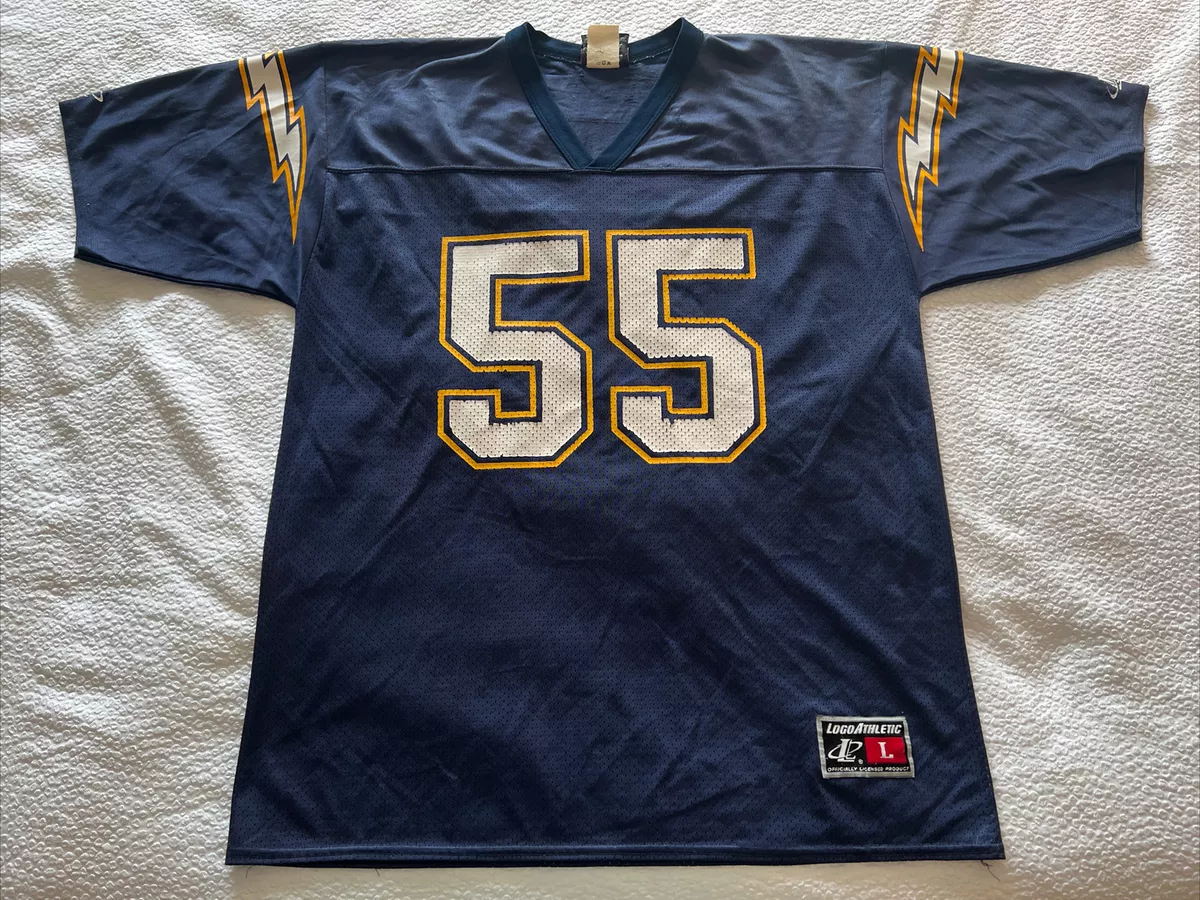 Nike Los Angeles Chargers No55 Junior Seau Black Men's Stitched NFL Elite USA Flag Fashion Jersey