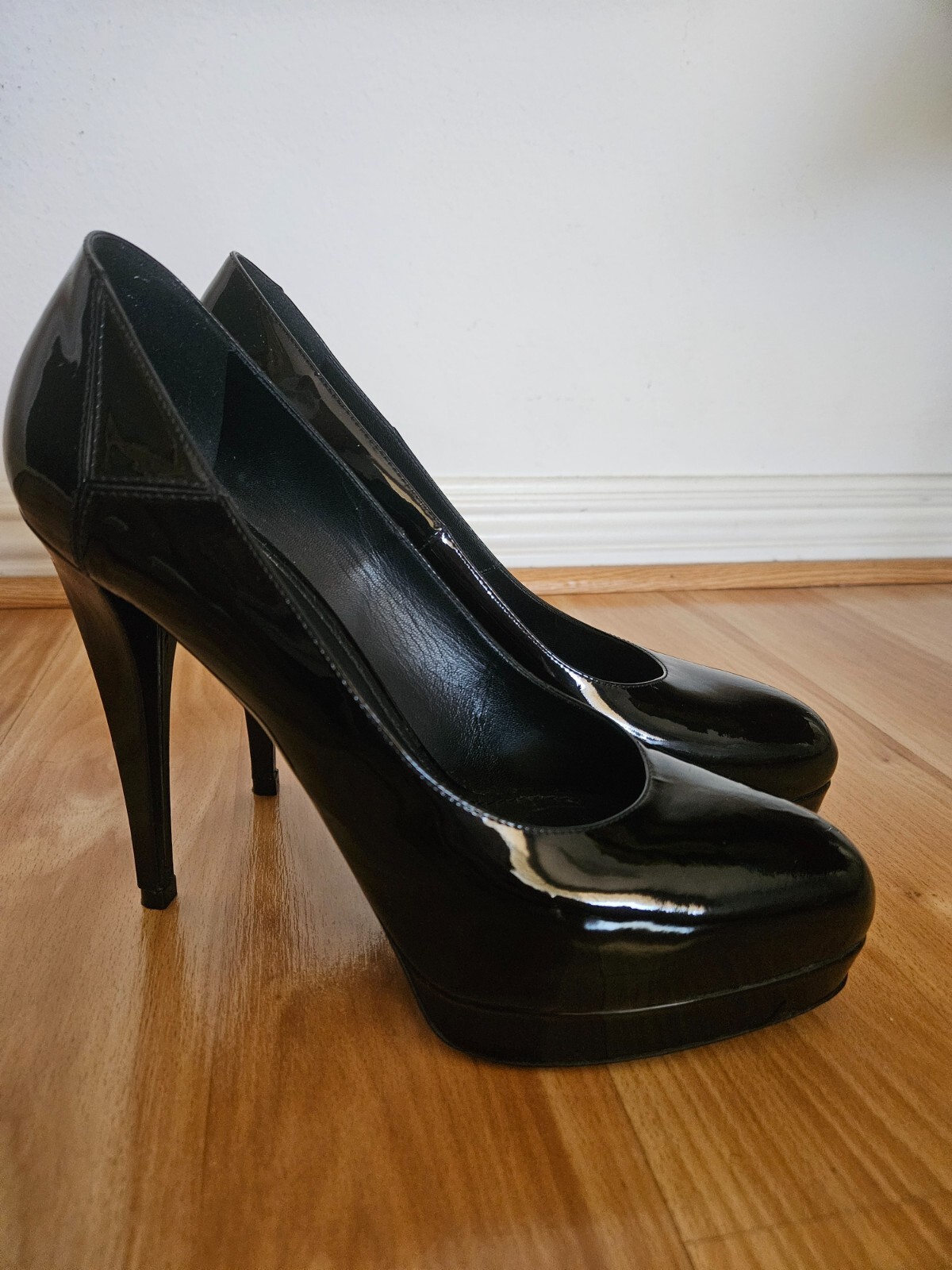 Décolleté tacchi Yves Saint Laurent YSL neri mozzafiato e sexy taglia EUR 40 US 9