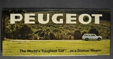 dépliant brochure vente break Peugeot 404 1969 excellent état d'origine 69