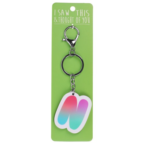 Keyring Plastic Metal Tag Designs Kids Dog Cat Initials Animals Charm Gift Kids - Picture 53 of 290