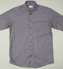 Men's Eton Business Casual button Up Dress shirt Size 42/16.5 Slim Fit