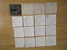 17 CD DVD Hüllen - Versand 1,55 bei 1,80Euro Porto!