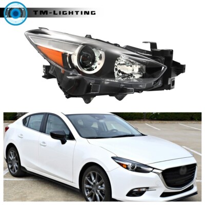 Passenger Right Side For Mazda 3 2017-2018 Headlight Headlamp Assembly