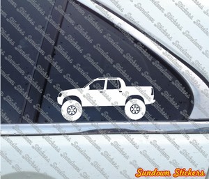 Details About 2x Lifted Offroad Truck Stickers For Ford Explorer Sport Trac 1st Gen 200105