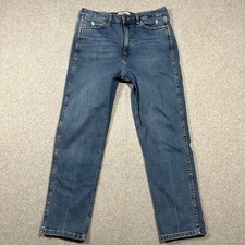 Wrangler High Rise Vintage Taper Denim Jeans Women's Size 12 Medium Wash Stretch