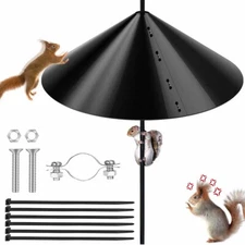 Bird Squirrel Baffle Feeder Station Dome Stop Stealing Bird Feed Guard USA